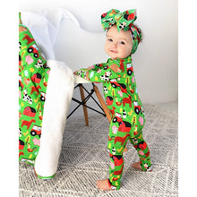 Gigi and Max Tanner Zip Bamboo Baby Farm Animal Going Home Outfit
