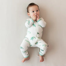 KYTE BABY Zippered Romper in Crocodile