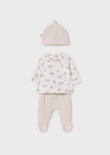 Mayoral Natural Baby 3-Piece Gift Set with Hat