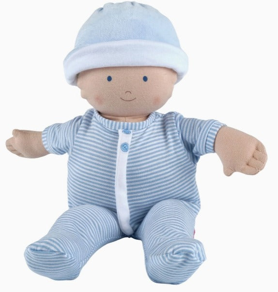 Tikiri Toys Cherub Baby Boy Doll in Blue Outfit