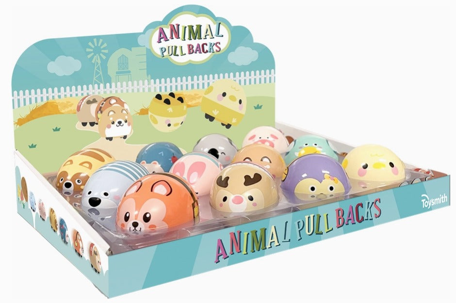 Toysmith Farm Fresh Animal Pull Backs