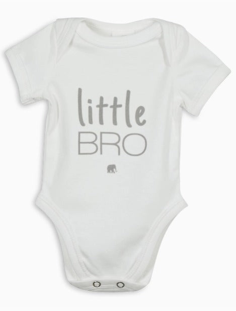 Pink Elephant Brands Short Sleeve Little Bro Bodysuit