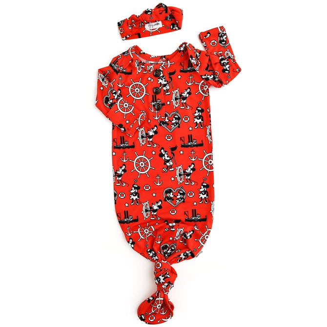 Gigi and Max Willie Gown Newborn Baby Outfit Mickey Mouse