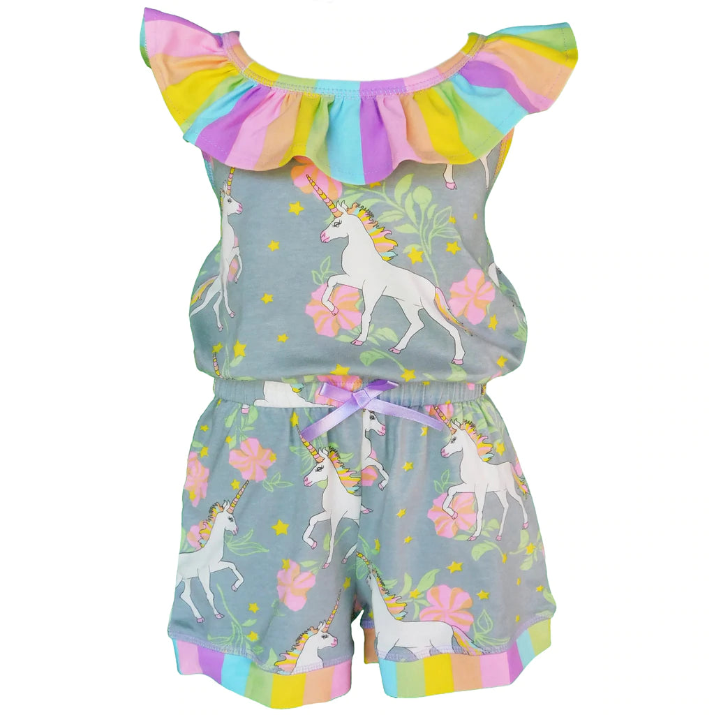 Ann Loren - Unicorn & Rainbows Jumpsuit