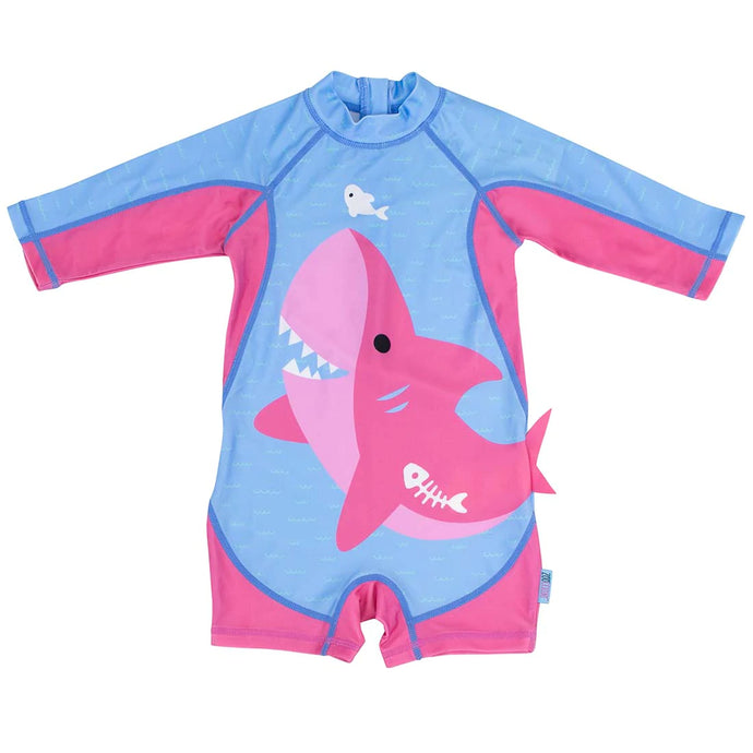 Zoocchini - Pink Shark Swim Suit