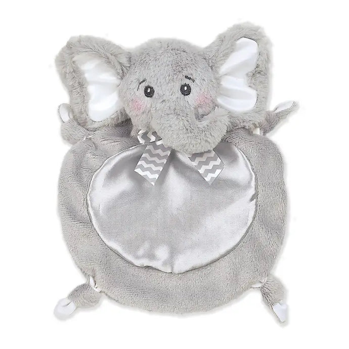 Wee Lil' Spout Gray Elephant Blankie Bearington Collection
