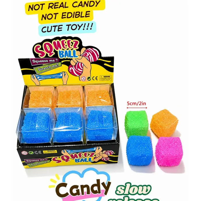 Viral Textured Ice Cube Squishy Toy