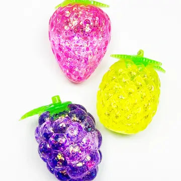 Maltose Glittered Mini Fruit Squishy Toy