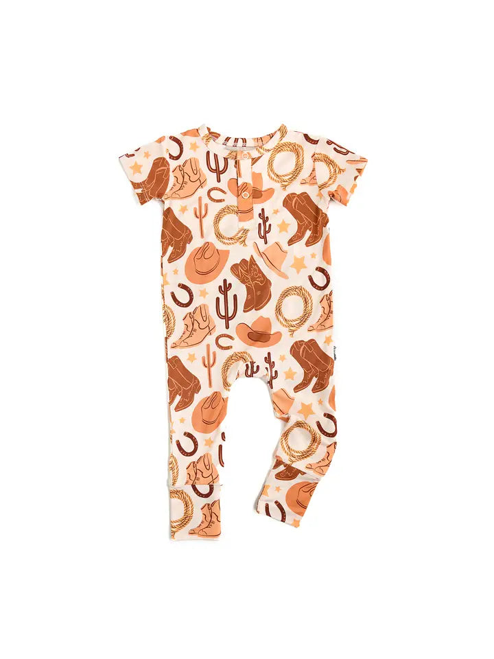 Bamboo Romper Boys Clothing Summer Baby Henley Waylon