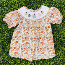 Pumkin Embroidery Girl Set