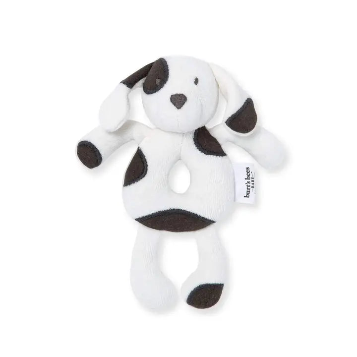 Burt's Bees Baby Puppy Plush Baby Rattle