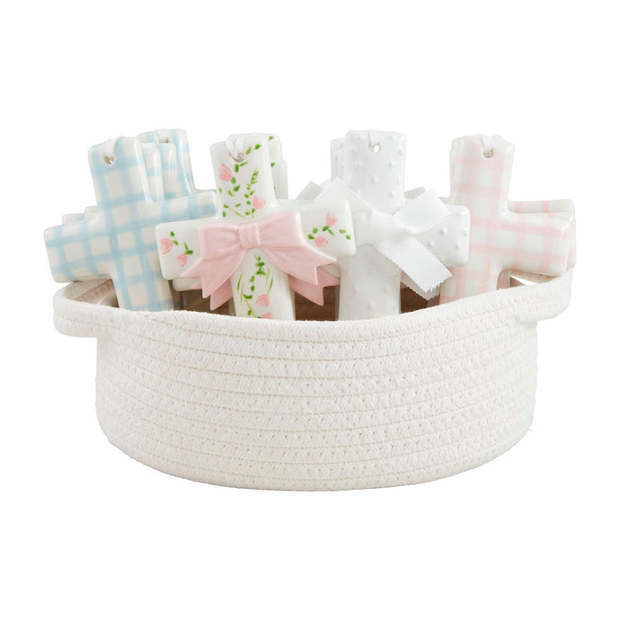 Mudpie Ceramic Crosses Assorted