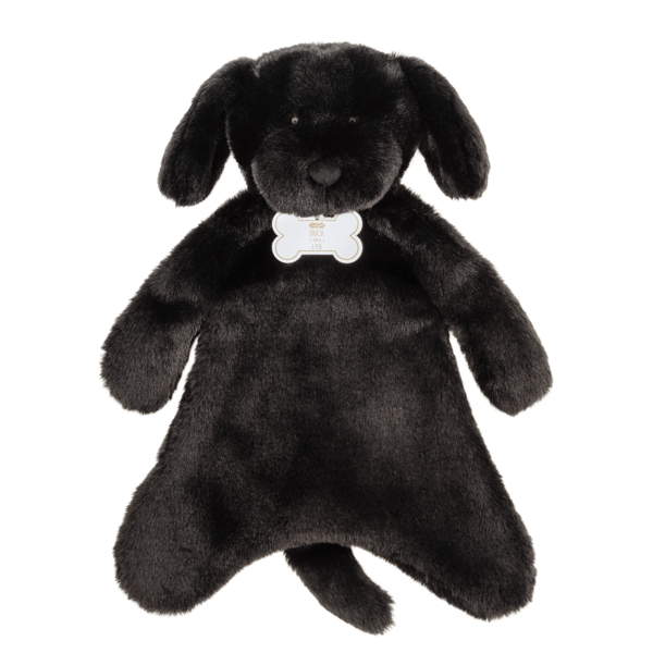 MUDPIE Black Lab Plush Woobie