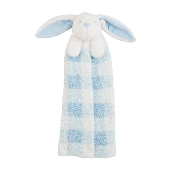 Mudpie Musical Bunny Chanille Cuddle Pal (Blue and Pink)