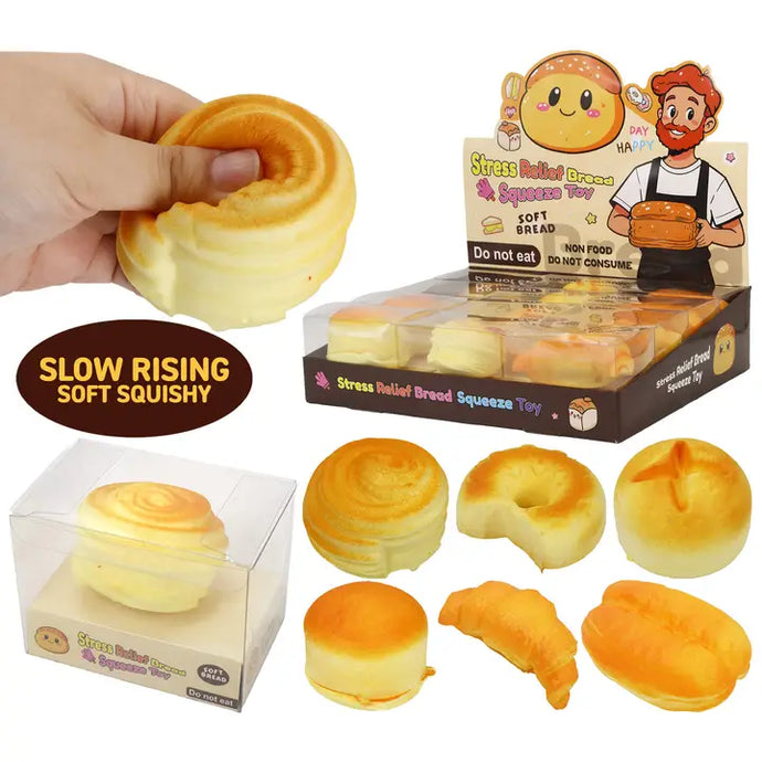 Bakery Pastry Bread Variety Slow Rising Foam Squishy
