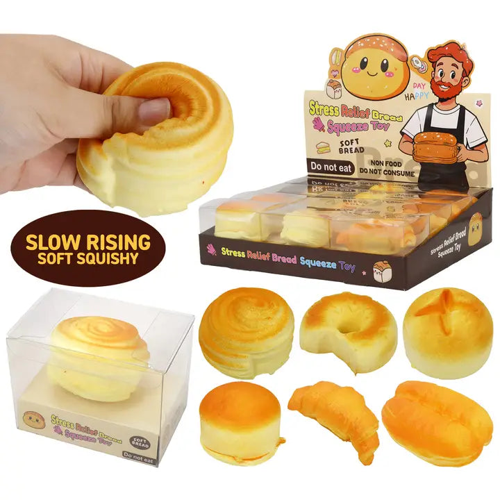 Bakery Pastry Bread Variety Slow Rising Foam Squishy
