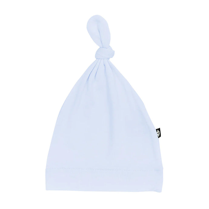 Kyte Baby Knotted Cap in Mist - 0-3 months