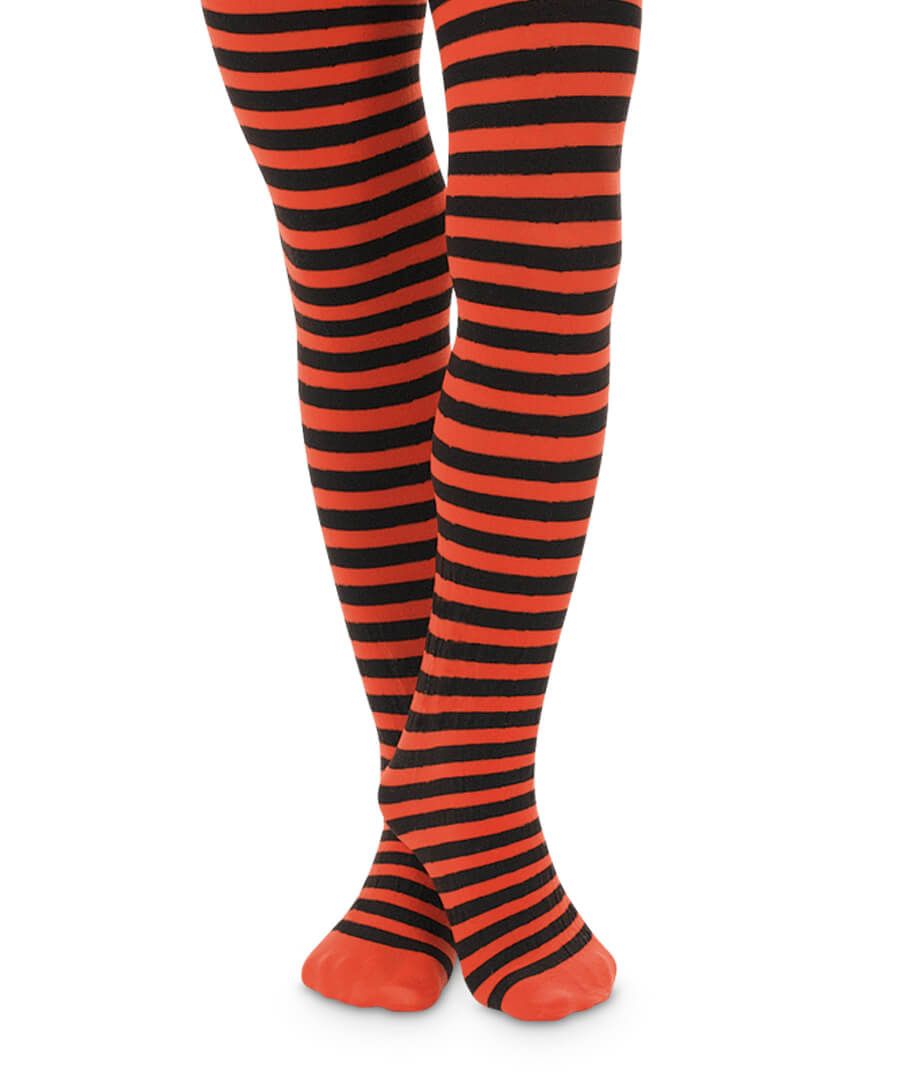 Jefferies Socks Halloween Stripe Tights 1 Pair (8-10y)