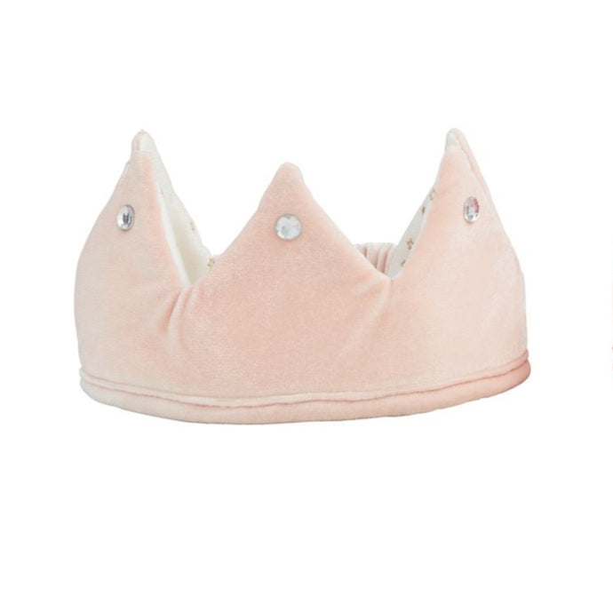 Mudpie Pink Velvet Light Up Crown