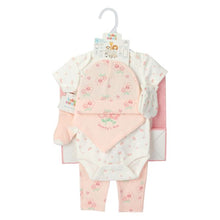 8-Piece Baby Gift Set - Pink Floral Print
