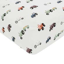 Kyte Baby Crib Sheet in Tractor