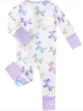 PoshTOT Balloon Puppy Bamboo Baby Convertible Zippy Romper