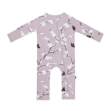 KYTE BABY Zippered Romper in Cherry Blossom