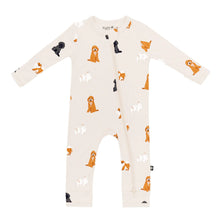 Kyte Baby Zippered Romper in Fluffy Dog