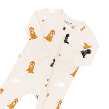 Kyte Baby Zippered Romper in Fluffy Dog