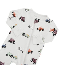 KYTE Baby Zippered Romper in Tractor