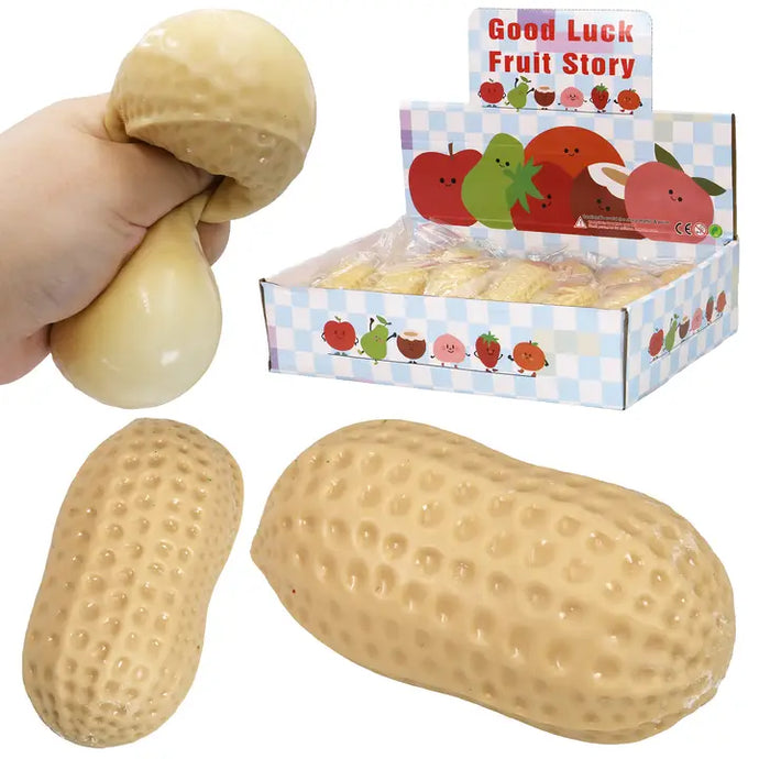 Peanut Fluffy Slime Filled Squishy Stress Relief Toy