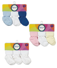 Jefferies Socks Classic Turn Cuff Bootie Socks 6 Pair Pack 0-9M