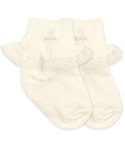 Jefferies Socks Smooth Toe Christening Lace Socks 1 Pair - Infant