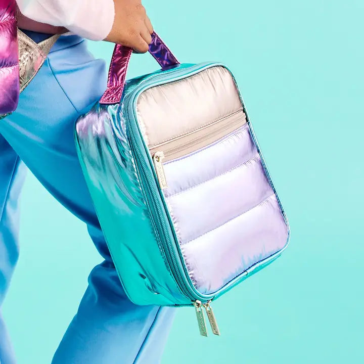 Iscream-Icy Color Block Puffer Lunch Tote