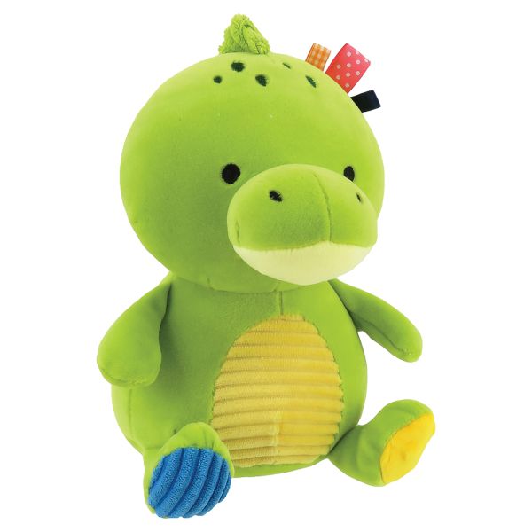 Snugglezoo Plush Sensory Baby Toy - Dinosaur