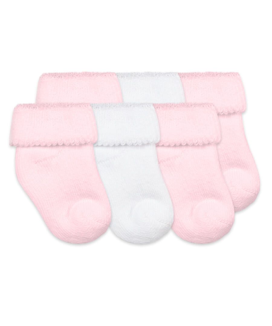 Jefferies Socks Cushion Terry Turn Cuff Bootie Socks 3 Pair Pack - Infant