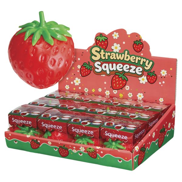 Squishy Strawberry Stretch Toy