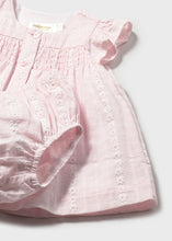 Mayoral Newborn Girl Chiffon Dress- Baby Pink