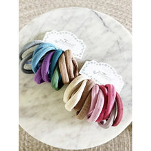 10 Pcs Mauve or Blue Tone Hair Tie Set