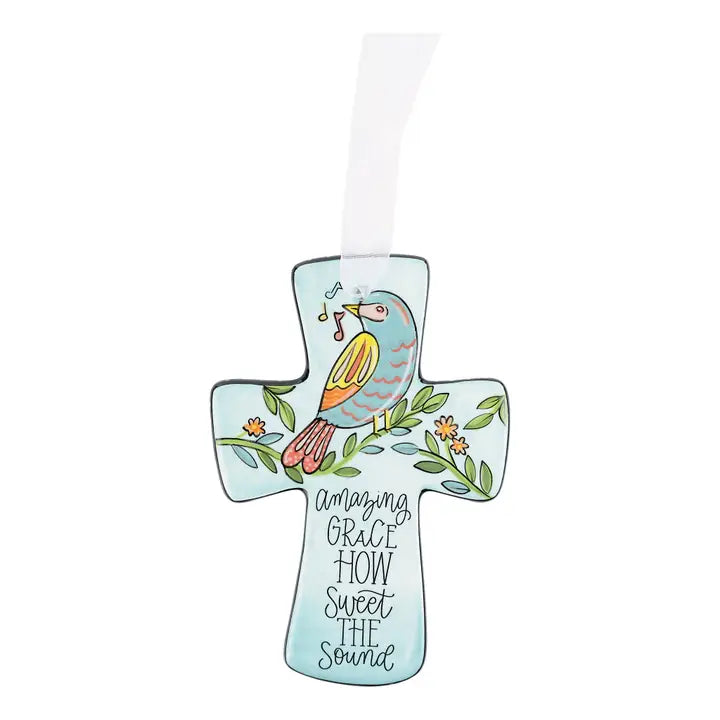Glory Haus Amazing Grace Bird Cross