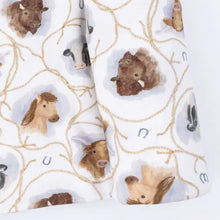 Angel Dear Farm Animals Rope Cameos Uni - Swaddle Blanket