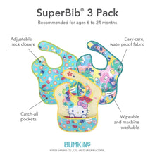 Bumkins Superbib® 3 Pack: Hello Kitty and Friends® Tropical Party