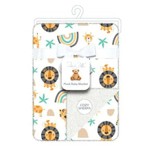 Super Soft Reverse Side Cozy Sherpa Plush Baby Blanket