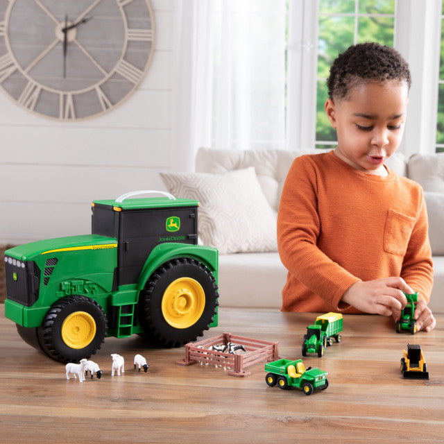 John Deere Fun on the Go Tractor Case - Farm Toy Collection