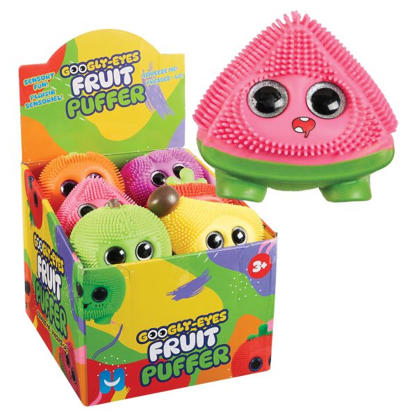 Googly-Eyes Fruit Puffer Toys