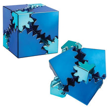 Metallic Fidget Square Gear Cube