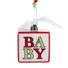 Glory Haus Baby's 1st Christmas Block Ornament