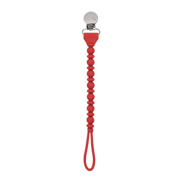 Itzy Ritzy Sweetie Strap™ Silicone One-Piece Pacifier Clips Beaded