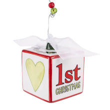 Glory Haus Baby's 1st Christmas Block Ornament