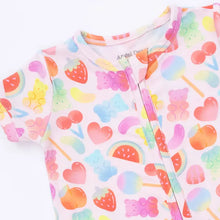 Angel Dear Gummy Bears - Shortie 2 Way Zipper Romper